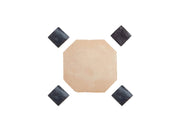 Handcrafted Natural & Black Moroccan Zellige Tiles – Octagon & Bouchon Patterns