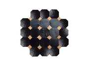 Handcrafted Black & Natural Moroccan Zellige Tiles